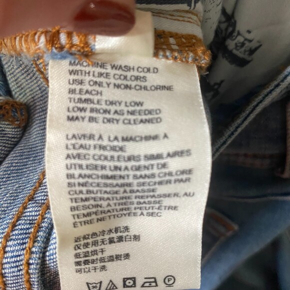 Anthropologie Pilcro Pleated High Rise Tapered Mom Jean 30 - Picture 10 of 11